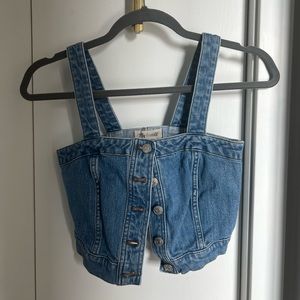 SOLD Madewell denim vintage top